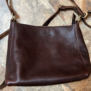 Portland Leather Triangle bag - Coldbrew
